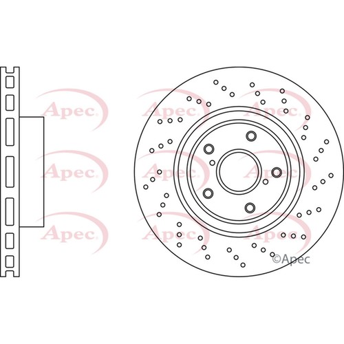 Brake discs vented for - 2x,