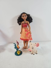 Moana Singing Toy Doll  & Accessories Pua & Hei Hei Figure
