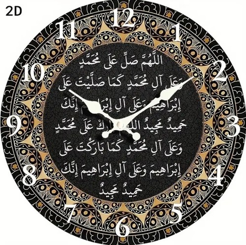 Elegant wooden wall - wall, clock