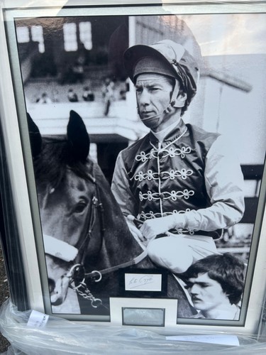 Lester piggott signed - signed, and