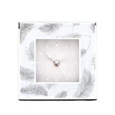 Hestia Glass Grey Feathers