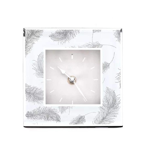 Hestia glass grey - glass, feathers