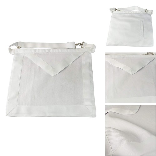 Masonic apprentice white apron - masonic,