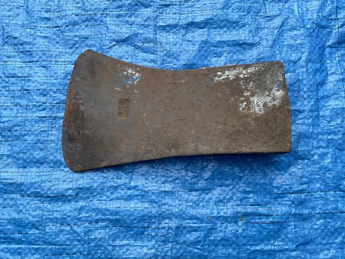 Vintage axe head broken - head,,