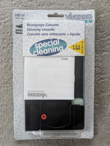 Video cassette cleaner - video, new