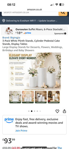 Plinth table set - /, cylinder