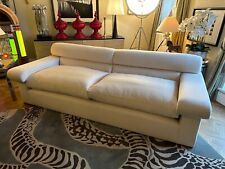 Brand New George Smith Bespoke Lumbar Sofa cream fabric rrp £16700