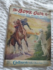 THE BOY'S OWN PAPER March 1930 old magazine for boys