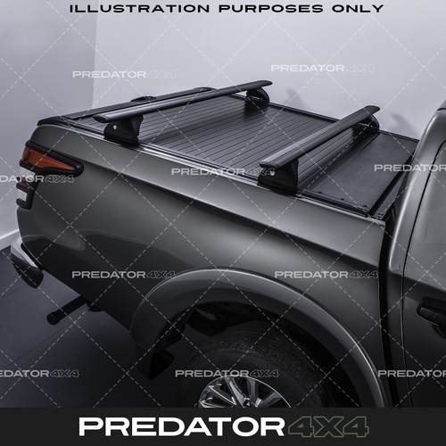 Black truck bed - bars,