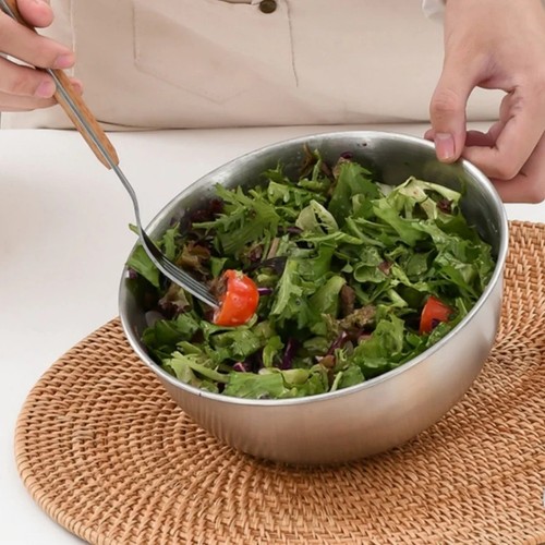 Deep mixing bowl - mixing, stainless