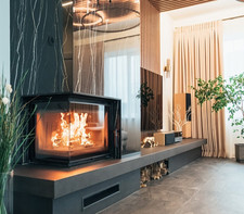Fireplace insert kratki - kratki, maja