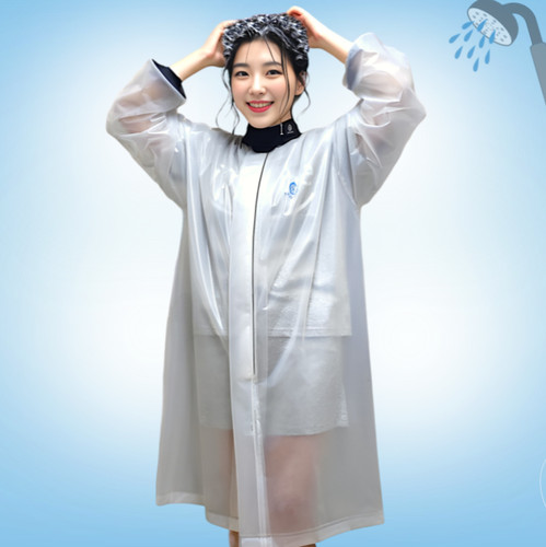 Waterproof hair washing cape - washing,