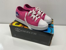 HEELYS Pink Girls Size 4 Used Vgc Boxed