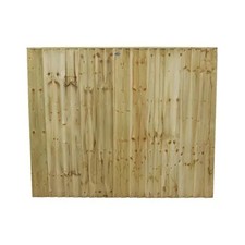 6x5ft Green Closeboard Fence
