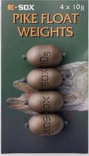 DRENNAN E SOX PIKE FLOAT WEIGHTS - FISHING TACKLE
