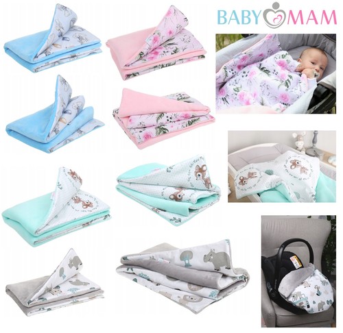 Baby blanket reversible - reversible, light
