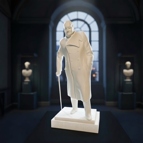 Winston churchill standing - winston,