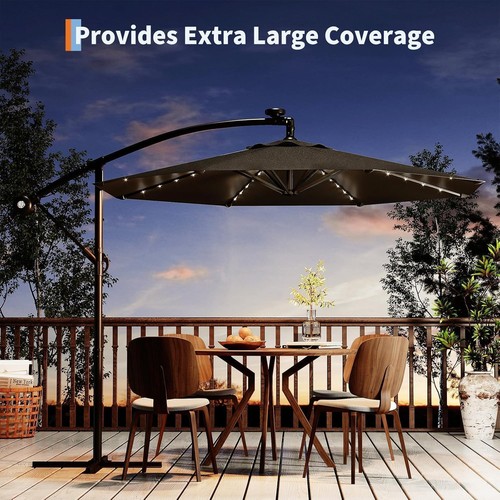Solar led cantilever - 3m,