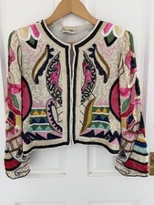 Frank Usher Vintage Sequin Jacket uk 12-14 bolero jacket