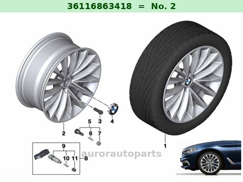 Bmw genuine alloy wheel - genuine,