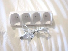 Blue Light Docking Station. Nintendo Wii. Up To 4 Controller Charging USB Cable