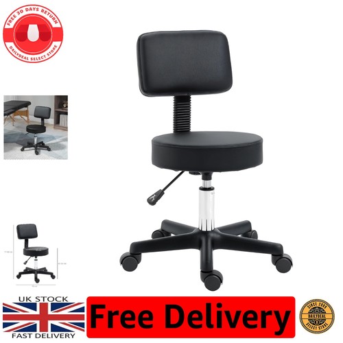 Professional black salon chair - black,
