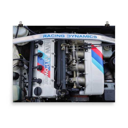 Bmw e30 s14 engine poster - e30,