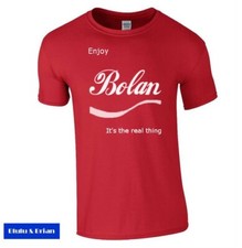 Marc Bolan parody T-shirt T. Rex Cola drink retro 70s music glam rock pop