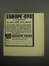 1957 Caravan Tours