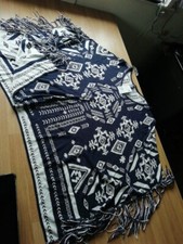 H&M Fringed Poncho Cape Shawl