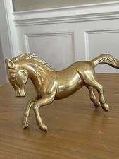 heavy large brass horse