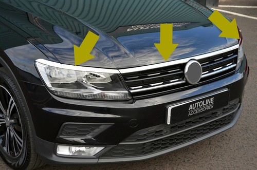 Chrome headlight grille accent - chrome,