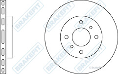 Brakefit sdk6049 brake disc - brakefit,
