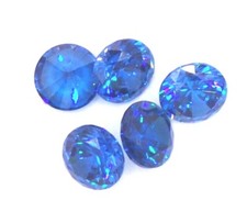 Cubic zirconia round - zirconia, brilliant