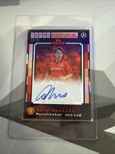 Topps Gary Neville Decades 1990s Mercurial Card Manchester United Auto /10