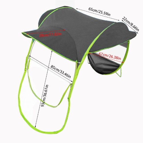 Black sun shade rain cover - sun,