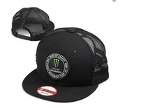 Monster Energy Baseball Cap Black Motorcross Adjustable Snapback