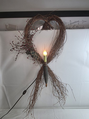 Vintage cottagecore twig - cottagecore, heart