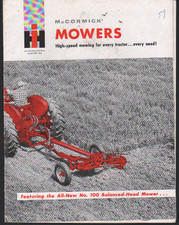 McCormick International "Grass Mowers" Brochure Leaflet