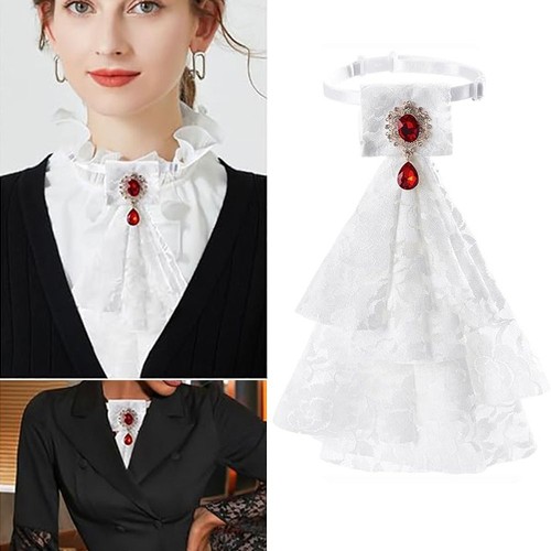 Vintage style jabot neck - style,