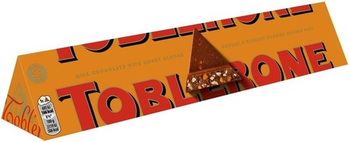 Toblerone orange 360g milk - toblerone,