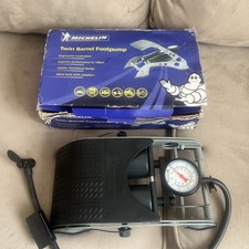 Michelin 12202 Double Barrel Foot Pump- See Description- With box