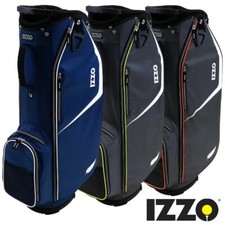 IZZO 2025 ULTRA LIGHT PREMIUM GOLF CART BAG / 14 WAY DIVIDER GOLF TROLLEY BAG