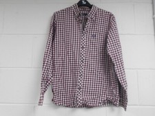 FRED PERRY RED/WHITE CHECK