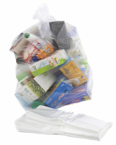 Clear recycling bags gauge - clear,