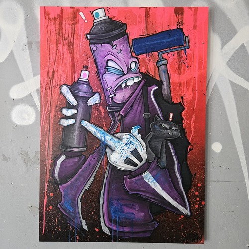 Graffiti spray paint - graffiti, character