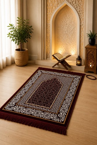 Classic islamic prayer mat - prayer,