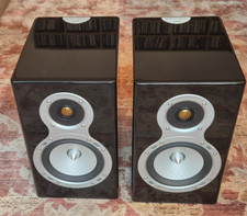 Monitor Audio GS10 hifi speakers, gloss black, VGC