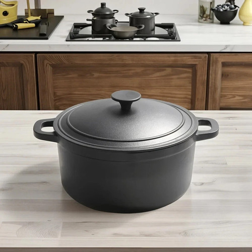 Cast iron casserole - casserole, pan