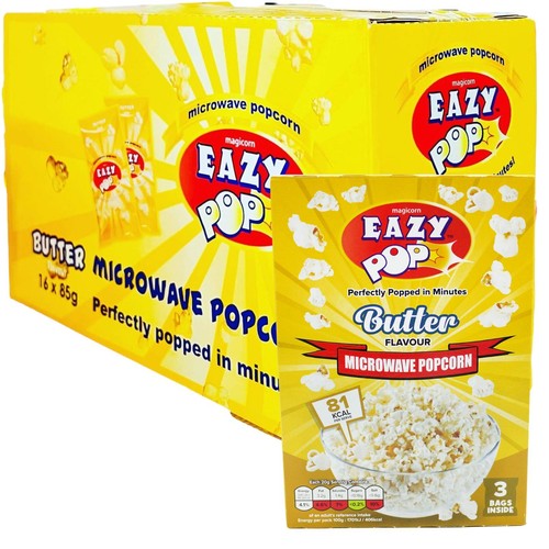 16x eazypop microwave popcorn - eazypop,